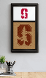 Stanford Cardinal: Dual Logo - Cork Note Board - Black - ONLINE ONLY!