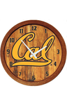 Cal Bears: "Faux" Barrel Top Wall Clock - ONLINE ONLY!