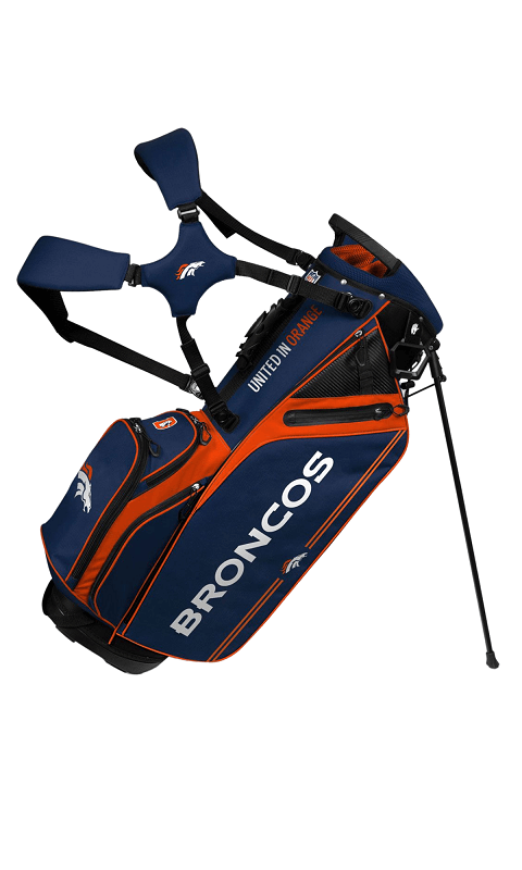 Denver Broncos Caddie Carry Hybrid Golf Bag - ONLINE ONLY!