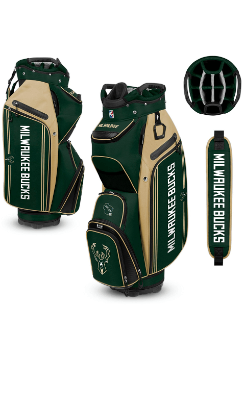 Milwaukee Bucks Golf Bag w/ Cooler - ONLINE ONLY!