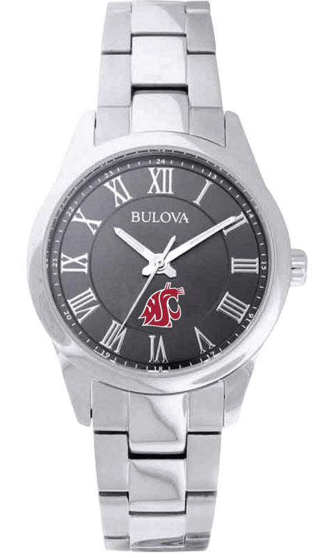 WSU Bulova Ladies' Gun Metal Watch - ONLINE ONLY!