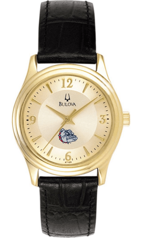 GONZAGA Bulova Ladies' Gold & Leather Watch - ONLINE ONLY!