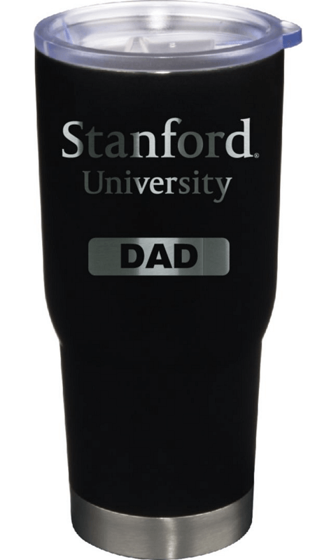 Stanford University: 22 oz Matte Black Stainless Steel Tumbler Dad - ONLINE ONLY!