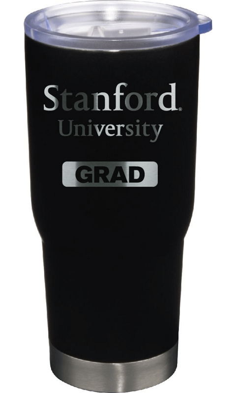 Stanford University: 22 oz Matte Black Stainless Steel Tumbler Grad - ONLINE ONLY!