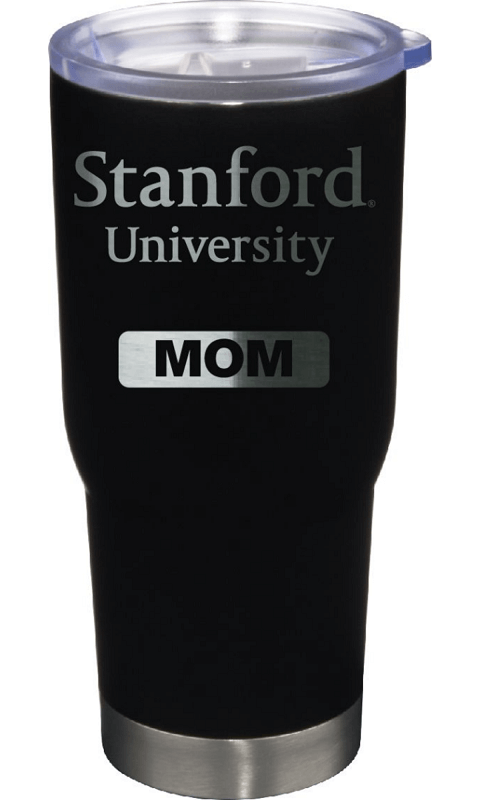 Stanford University: 22 oz Matte Black Stainless Steel Tumbler Mom - ONLINE ONLY!