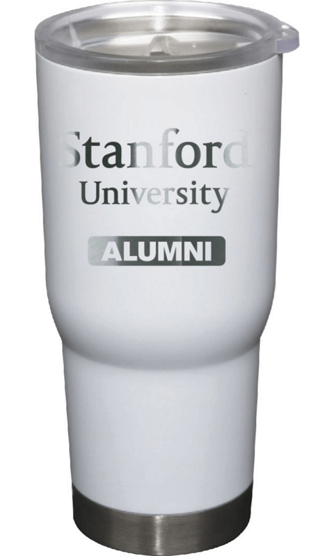 Stanford University: 22 oz White Stainless Steel Tumbler Alumni - ONLINE ONLY!