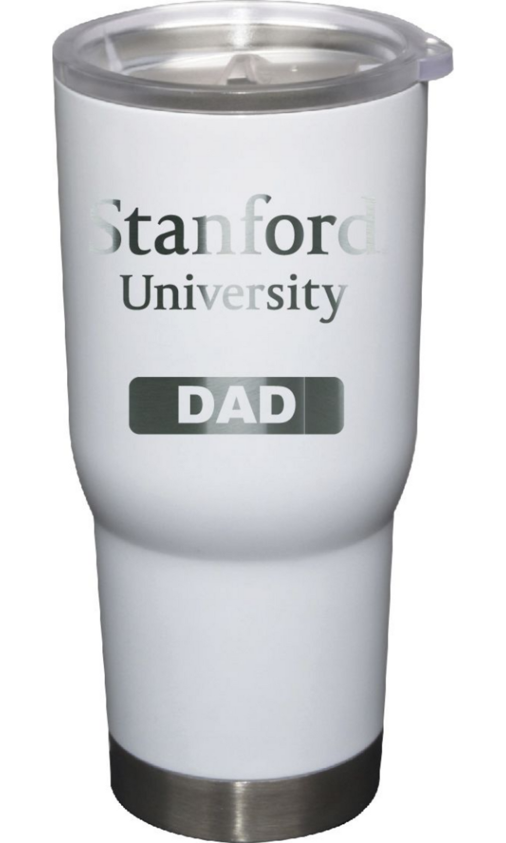 Stanford University - 22 oz White Stainless Steel Tumbler Dad - ONLINE ONLY!