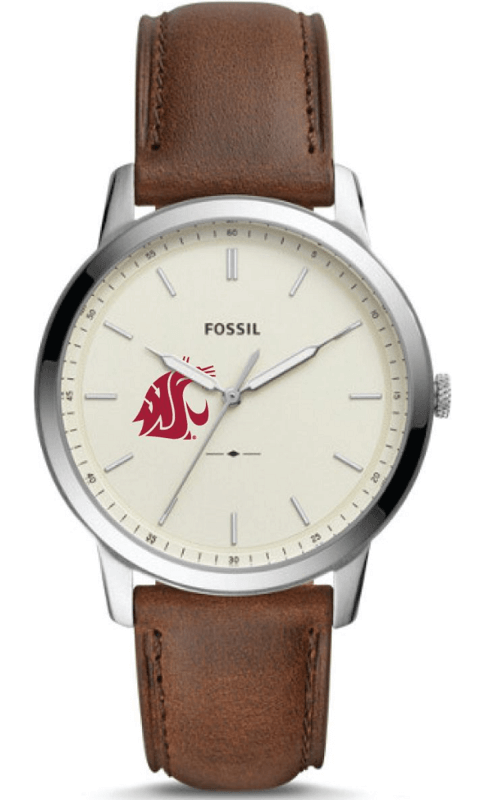 WSU Fossil The Minimalist Leather Watch - ONLINE ONLY!