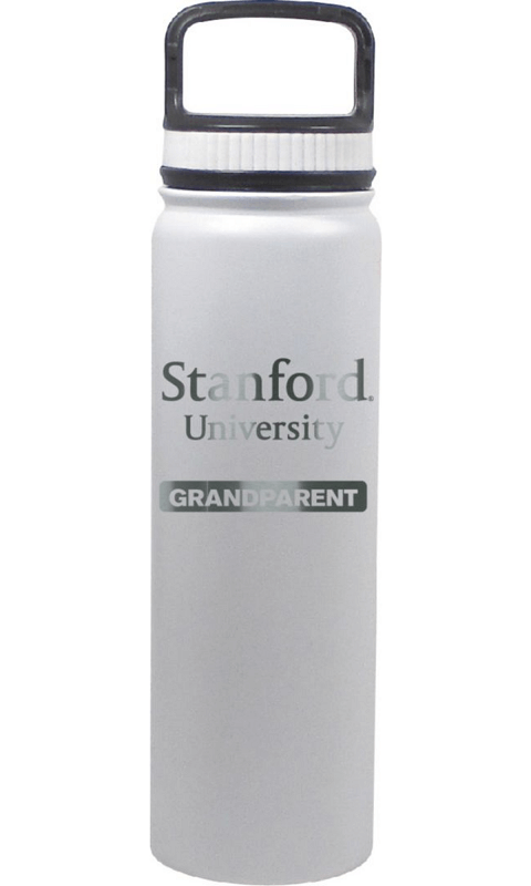 Stanford University: 24 oz Matte White Stainless Steel Water Bottle Grandparent - ONLINE ONLY!