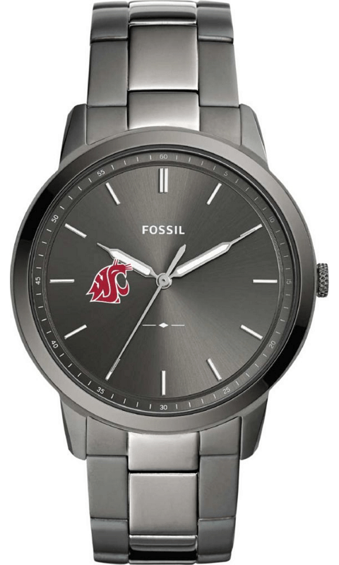 WSU Fossil Smoke Stainless Steel Watch - ONLINE ONLY!