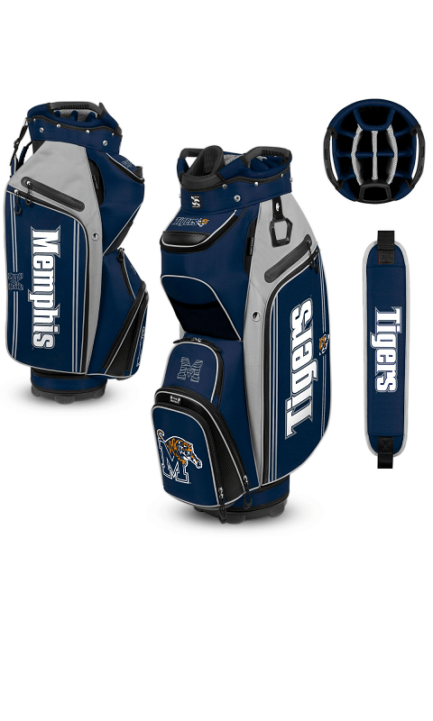 Memphis Tigers Golf Bag w/ Cooler - ONLINE ONLY!