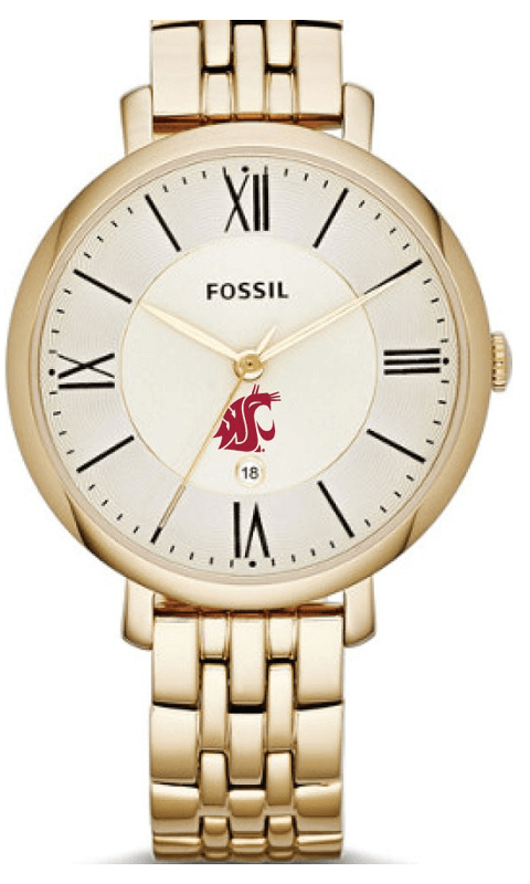 WSU Fossil Ladies Stainless Steel Watch - ONLINE ONLY!