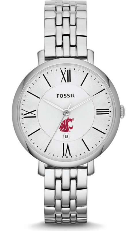 WSU Fossil Ladies Stainless Steel Watch - ONLINE ONLY!