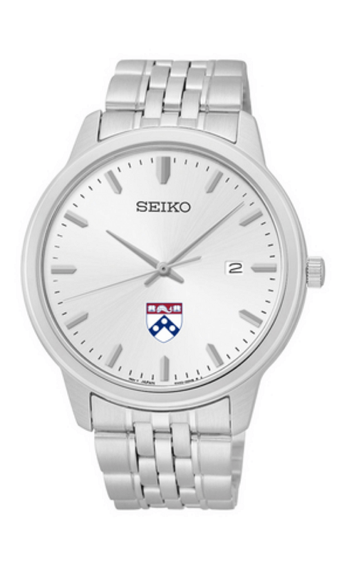 Penn Silver 41.5MM Seiko Men Watch- ONLINE ONLY!