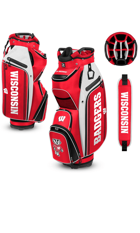 Wisconsin Badgers Golf Bag w/ Cooler - ONLINE ONLY!