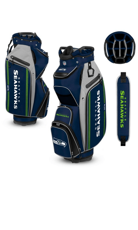 Seattle Seahawks Golf Bag W/ Cooler - ONLINE ONLY!