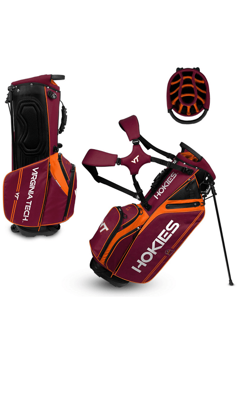 Virginia Tech Hokies Caddie Carry Hybrid Golf Bag - ONLINE ONLY!