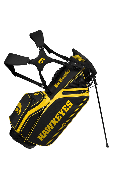 Iowa Hawkeyes Caddie Carry Hybrid Golf Bag - ONLINE ONLY!