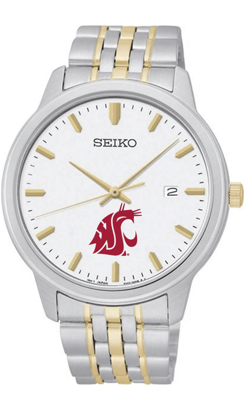 WSU Seiko Men's Two-Tone 41.5 mm Watch - ONLINE ONLY!