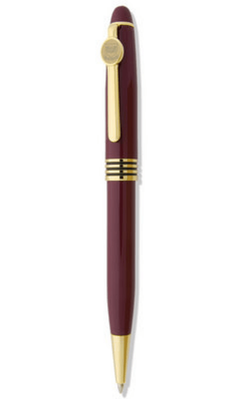 YALE BURGUNDY BALL POINT PEN - ONLINE ONLY!