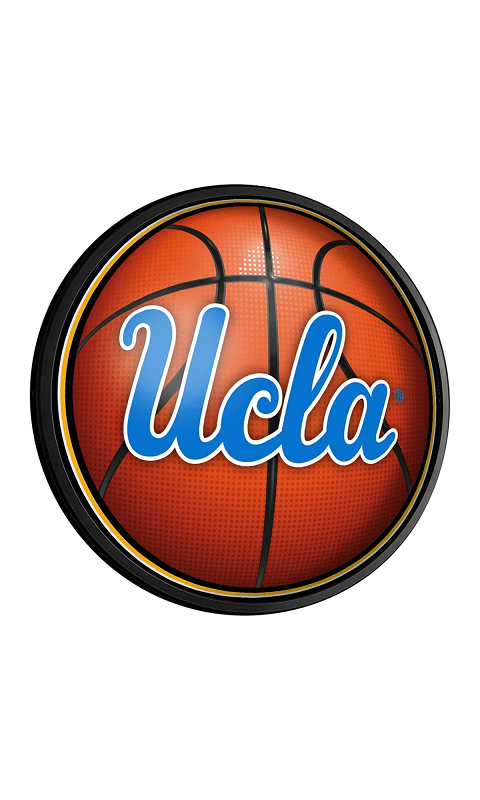 UCLA Bruins: Basketball - Original Round Rotating Lighted Wall Sign - ONLINE ONLY!