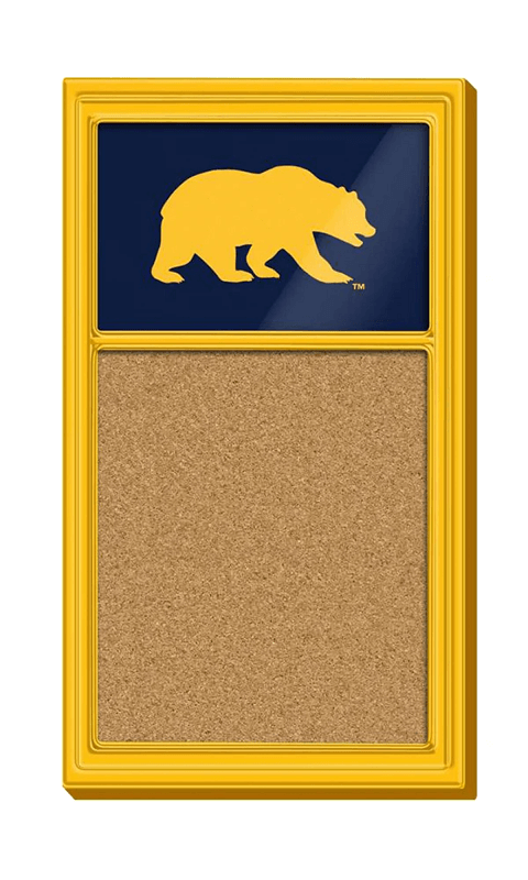 Cal Bears: Bear - Cork Note Board - ONLINE ONLY!