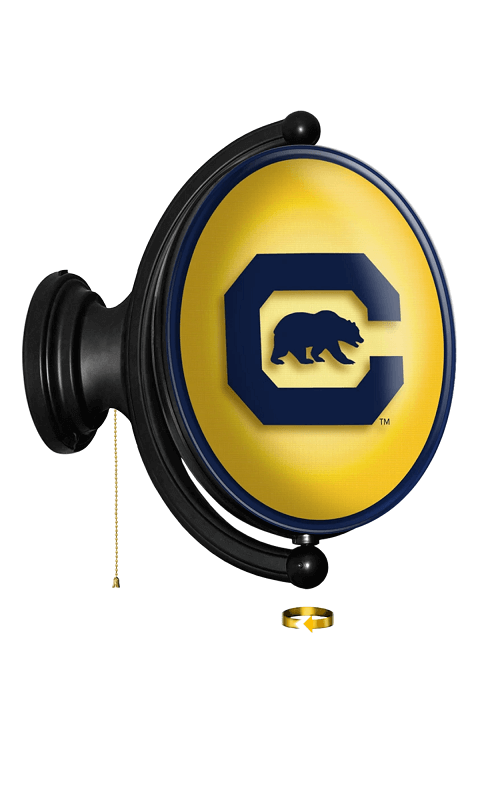 Cal Bears: Block C - Original Oval Rotating Lighted Wall Sign - ONLINE ONLY!