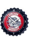 Gonzaga Bottle Cap Wall Clock- Navy - ONLINE ONLY!