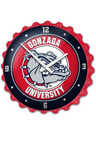 Gonzaga Bottle Cap Wall Clock- Red - ONLINE ONLY!