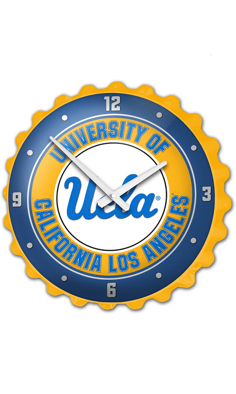 UCLA Bruins: Bottle Cap Wall Clock - ONLINE ONLY!