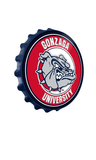 Gonzaga Bulldogs: Bottle Cap Wall Sign - Navy -ONLINE ONLY!