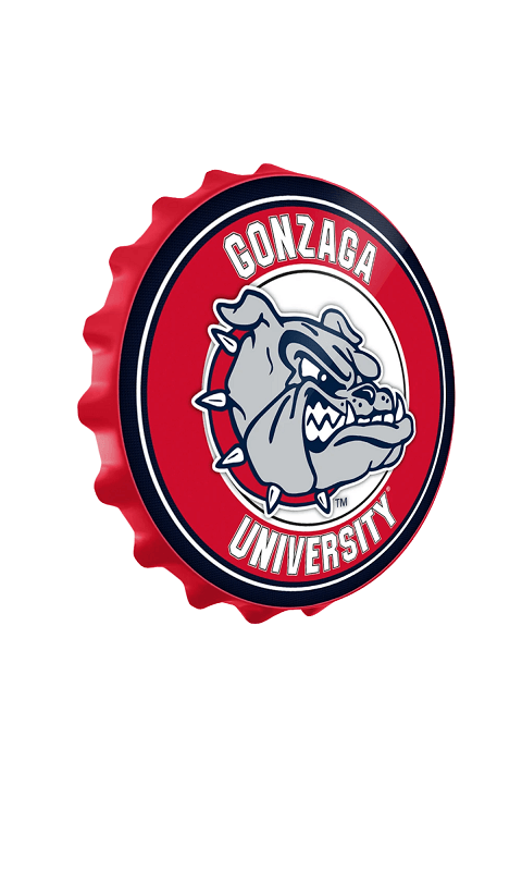 Gonzaga Bulldogs: Bottle Cap Wall Sign - Red - ONLINE ONLY!