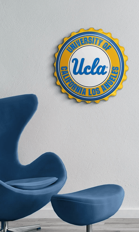 UCLA Bruins: Bottle Cap Wall Clock - ONLINE ONLY!