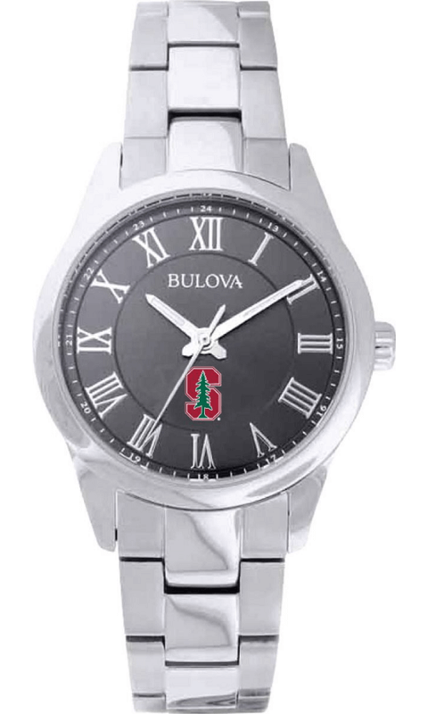 Stanford University: Bulova Ladies' Gun Metal Watch - ONLINE ONLY!