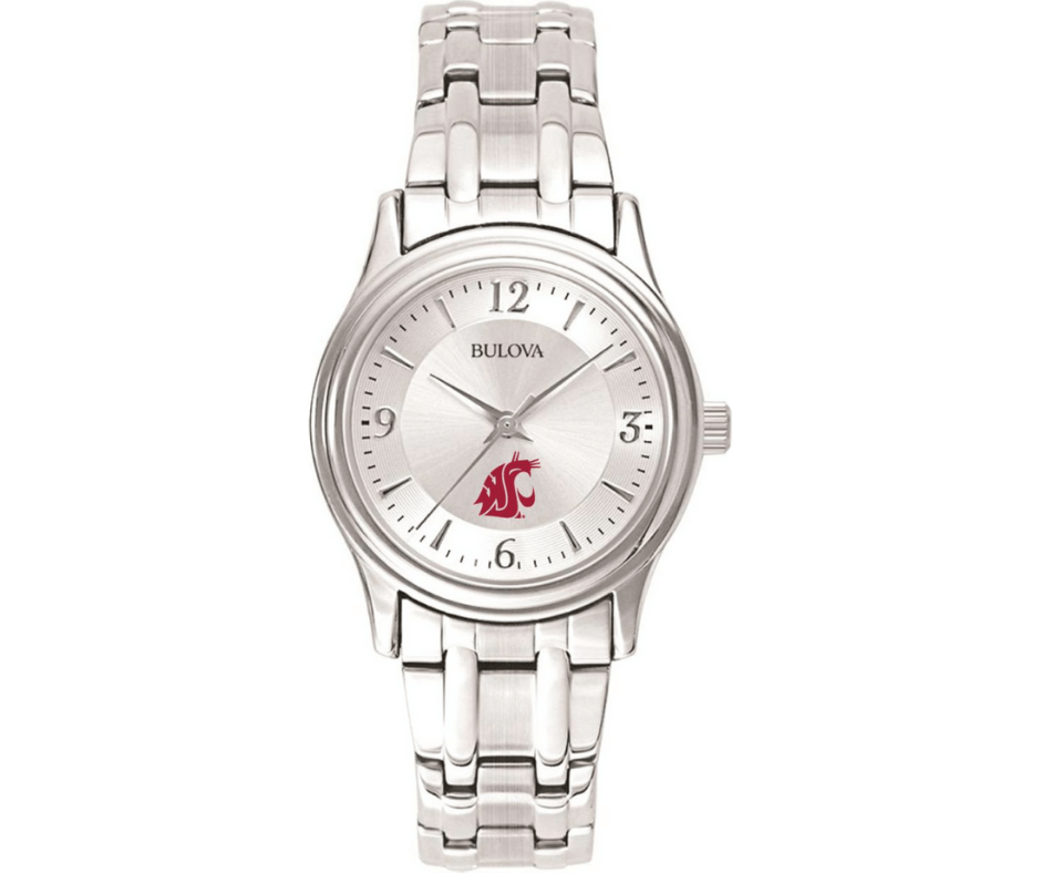 WSU Bulova Ladies' Silver Watch - ONLINE ONLY!