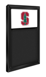 Stanford Cardinal: Chalk Note Board - Black - ONLINE ONLY!