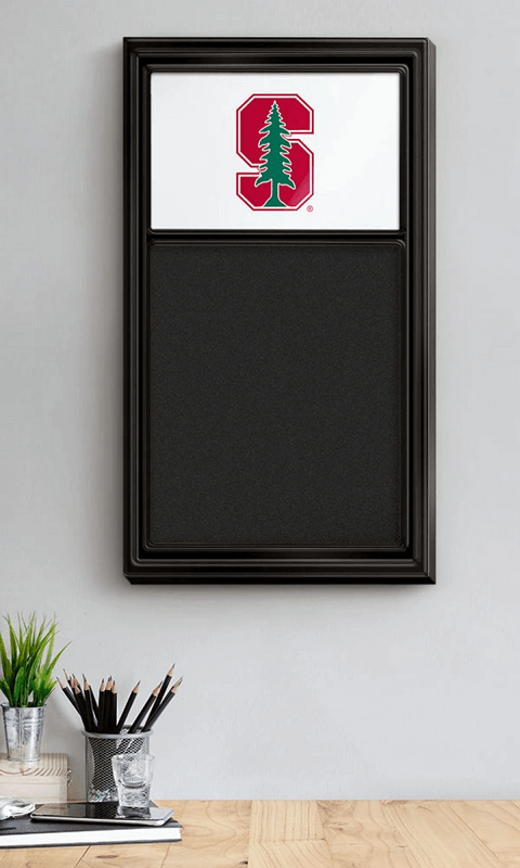 Stanford Cardinal: Chalk Note Board - Black - ONLINE ONLY!