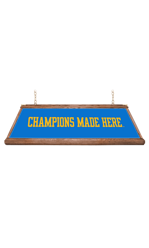 UCLA Bruins: Champions - Premium Wood Pool Table Light - ONLINE ONLY!