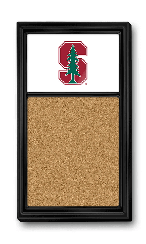 Stanford Cardinal: Cork Note Board - Black - ONLINE ONLY!
