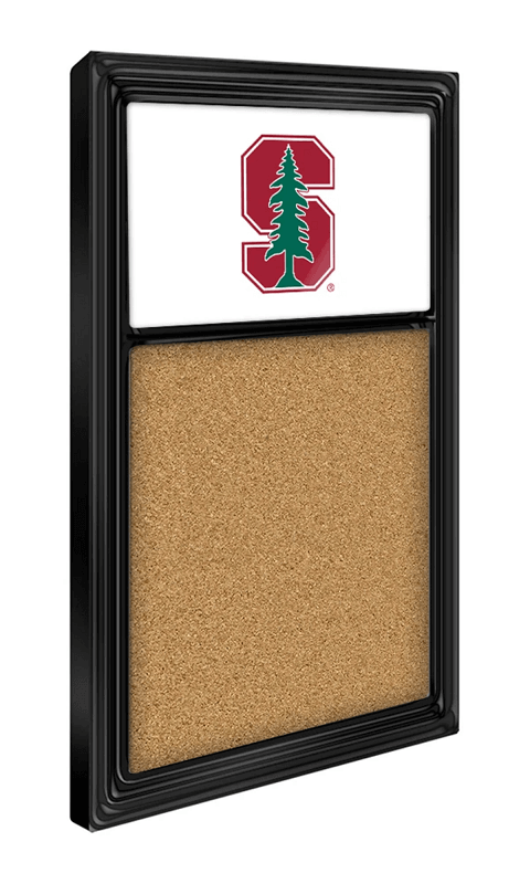 Stanford Cardinal: Cork Note Board - Black - ONLINE ONLY!
