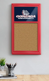 Gonzaga Cork Note Board- Red - ONLINE ONLY!