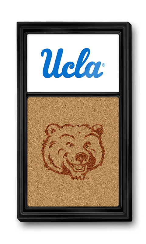 UCLA Bruins: Dual Logo - Cork Note Board - ONLINE ONLY!