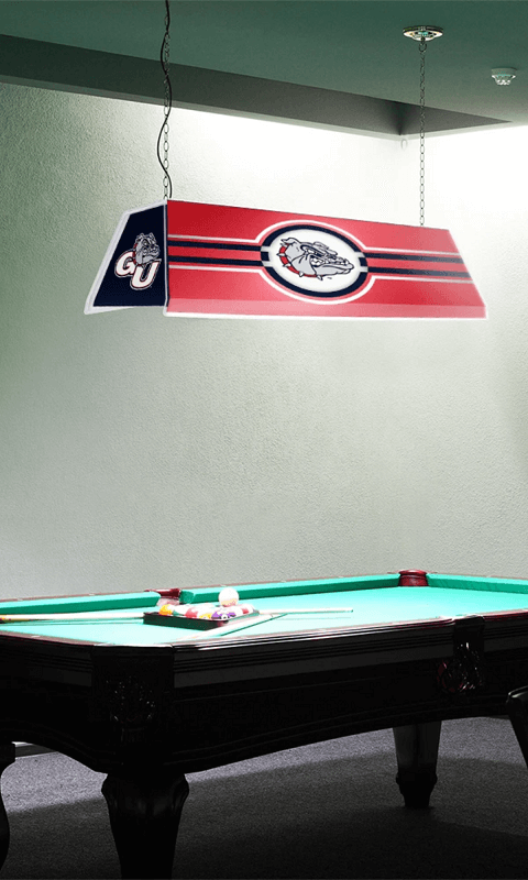 Gonzaga Bulldogs: Edge Glow Pool Table Light - Red -ONLINE ONLY!