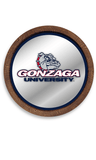 Gonzaga Bulldogs: "Faux" Barrel Top Mirrored Wall Sign - Blue - ONLINE ONLY!