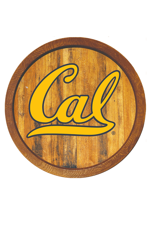 Cal Bears: "Faux" Barrel Top Sign - ONLINE ONLY!