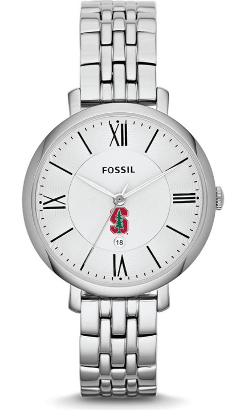 Stanford University: Fossil Ladies Jacqueline Three-Hand Stainless Steel Watch - ONLINE ONLY!