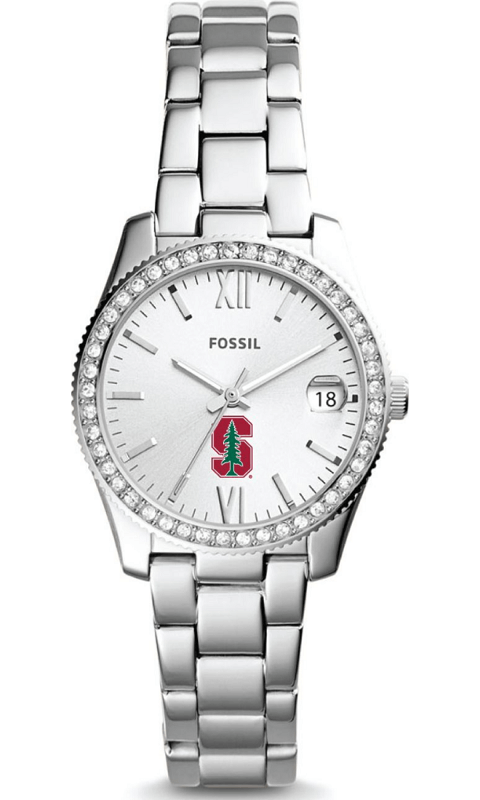 Stanford University: Fossil Scarlett Mini Three-Hand Date Stainless Steel Watch - ONLINE ONLY!