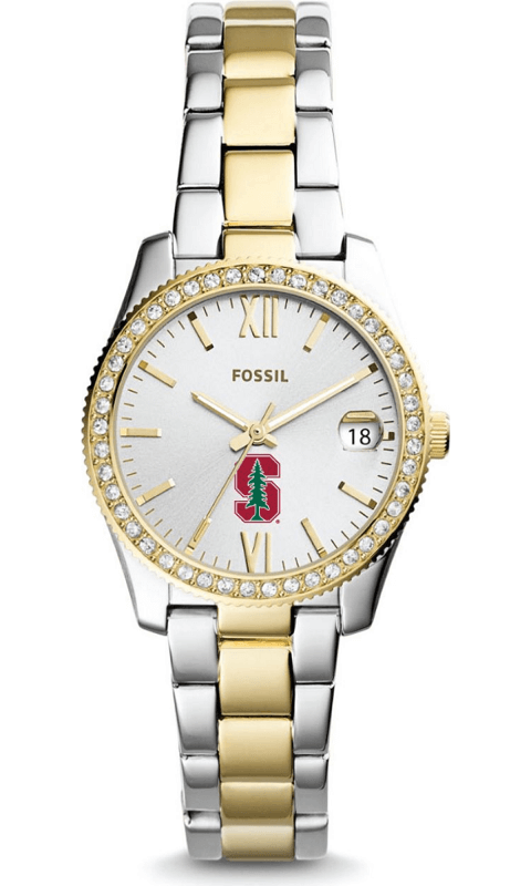 Stanford University: Fossil Scarlett Mini Three-Hand Date Stainless Steel Watch - ONLINE ONLY!