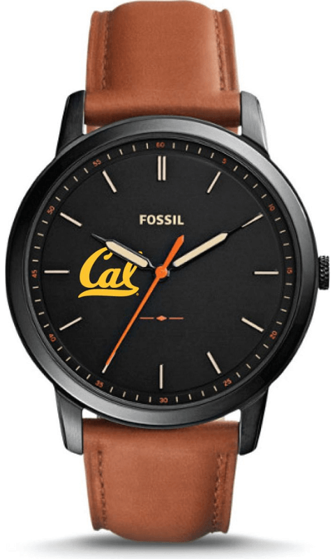 UC Berkeley - Fossil The Minimalist Slim Three-Hand Light Brown Leather Watch - ONLINE ONLY!