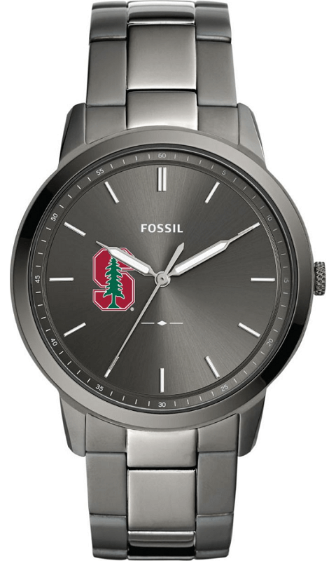 Stanford University: Fossil The Minimalist Three-Hand Smoke Stainless Steel Watch - ONLINE ONLY!